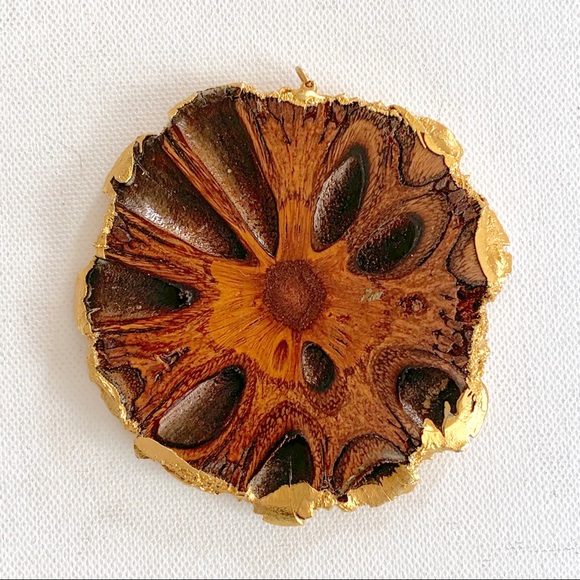 One of a Kind Banksia Wood Pod Pendant Necklace - Picture 4 of 8